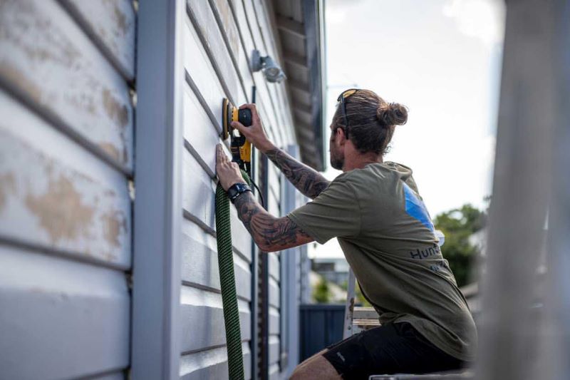 how to prepare a weatherboard house for painting